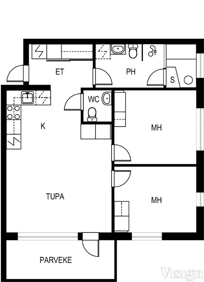 Levin Kunkku B2 Apartment Grey Exterior foto